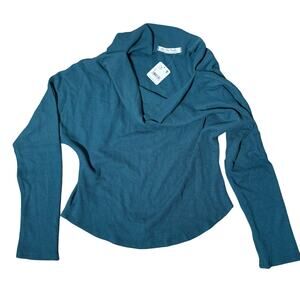 We the Free Women’s Green Olive long sleeve Top forward lead size L